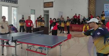Turnamen Tenis Meja OKU Raya Resmi Digelar   