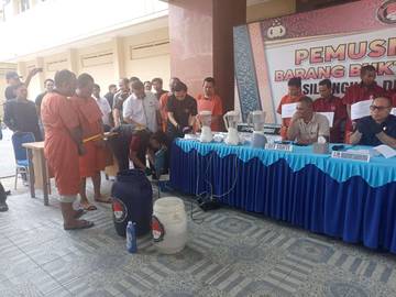 Polda Sumsel Bongkar Jaringan Narkoba Lintas Provinsi