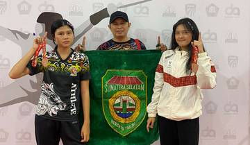 Clara-Salsa Sumbang Perunggu untuk Sumsel di Kejurnas Anggar