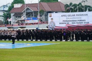Polda Sumsel Kerahkan 580 Personel Amankan Pornas Korpri