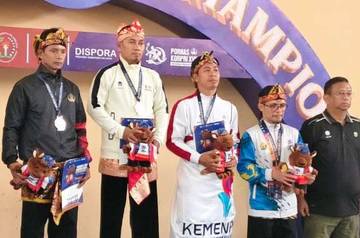 Atlet Muba Sumbang Medali Emas di PORNAS XVII