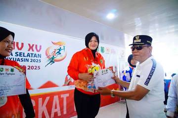 Muba Raih Emas Angkat Besi dan Balap Sepeda