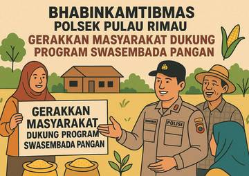 Bhabinkamtibmas Ajak Warga Wujudkan Swasembada Pangan