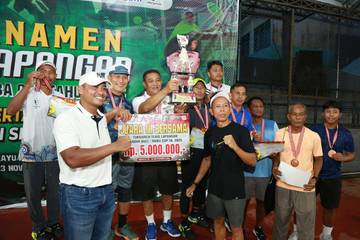 PLN dan Prabumulih Juara Tenis Dandim Muba Cup