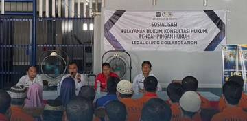 Lapas Sekayu Gandeng Peradi Gelar Klinik Hukum