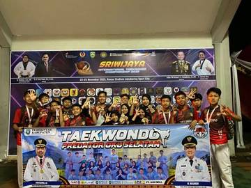 Predator OKU Selatan Raih 23 Medali di Sriwijaya Open