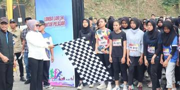 Ratusan Pelajar Lahat Ikuti Lomba Lari 5K