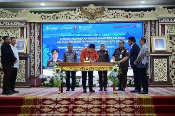 Bupati Banyuasin Teken MoU Pidana Kerja Sosial