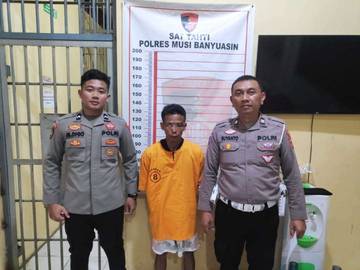 Pelaku Tabrak Lari Viral di Muba Ditangkap