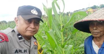 Bhabinkamtibmas Ajak Warga Sidomulyo Dukung Ketahanan Pangan