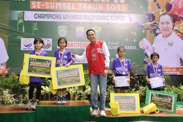 Kejuaraan Bulu Tangkis Palembang Cup IV Ditutup