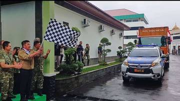 Pemprov Sumsel dan Kodam II/Sriwijaya Lepas Bantuan Aceh