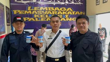 Petugas dan Warga Lapas Palembang Jalani Tes Urin