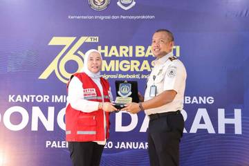 Imigrasi Palembang dan PMI Gelar Donor Darah