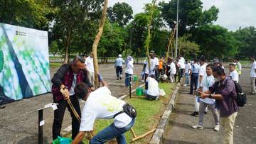 Peduli Lingkungan, Bandara Palembang Tanam Satu Juta Pohon
