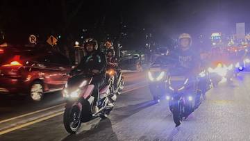 Astra Motor Sumsel Gelar Night Ride Komunitas Honda