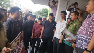 Koalisi Mahasiswa Unjuk Rasa Minta Pemkot Benahi Pendidikan