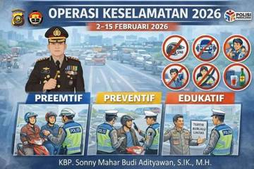 Polrestabes Palembang Gelar Operasi Keselamatan Musi 2026