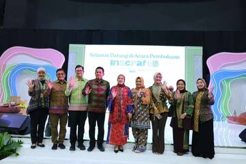 Inacraft 2026, Palembang Tampilkan Jumputan Prada