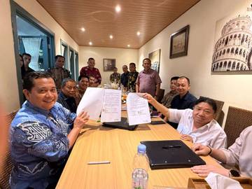Banyuasin Percepat Jalan Poros Air Salek