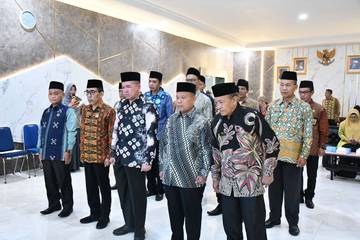 Kemenag Sumsel Melantik 14 Kepala KUA