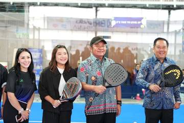 Wahana Olahraga Padel Time Diresmikan di Palembang