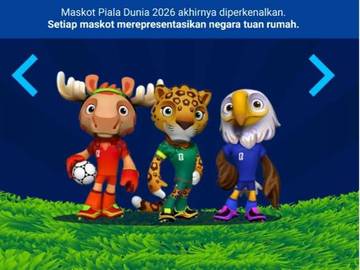 Mengenal Tiga Maskot Resmi Piala Dunia 2026