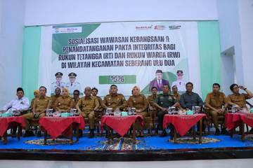 RT RW Seberang Ulu II Teken Pakta Integritas