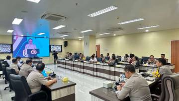 Perkuat Keamanan 2026, Polda Sumsel Ikuti Rapim Polri