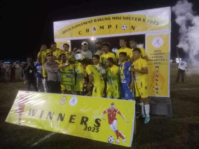  Turnamen Mini Soccer ke-X Tumbuhkan Bibit Sepakbola