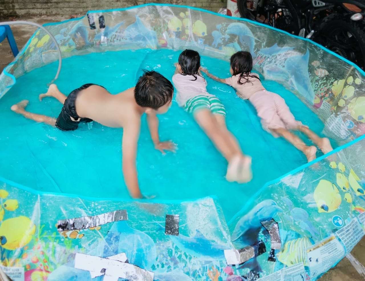 Liburan di Rumah, Kolam Mini jadi Solusi