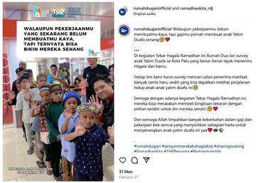 Bahagiakan Anak Yatim Dan Duafa Lewat THR