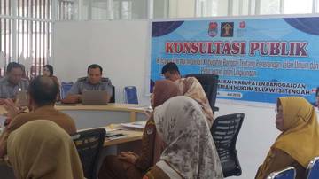 Kemenkum Sulteng Dorong Partisipasi dalam Ranperda Jalan Banggai