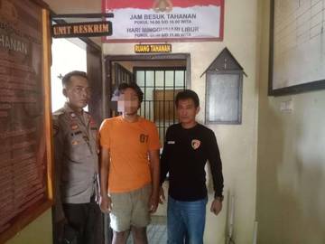 Polsek Sausu Tahan Tersangka Kasus Pencurian Berantai
