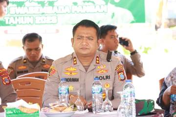 Kapolres Parimo Dukung Ketahanan Pangan Melalui Penanaman Jagung 