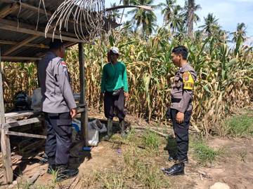 Polsek Parigi Dukung Program Ketahanan Pangan Polri