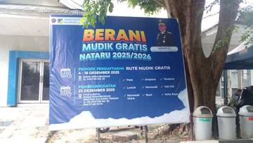 Peserta Berani Mudik Gratis Nataru Berangkat 22 Desember