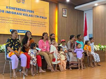 Tiba di Palu, 15 WNA Filipina Jalani Karantina