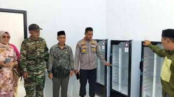Hadiri Peresmian SPPG, Kapolsek Sojol Komitmen Dukung MBG