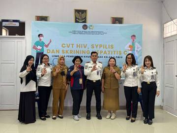 LPKA Palu Perkuat Deteksi Dini Penyakit Menular