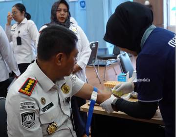 Imigrasi Palu Gelar Pemeriksaan Kesehatan Bagi Pegawai