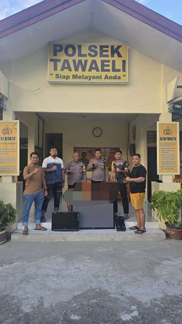 Polsek Tawaeli Palu Ringkus Pelaku Pencurian Rumah Kosong
