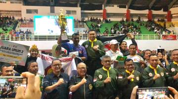 Kejuaraan Pencak Silat Militer Piala Pangdam XXIII/Palaka Wira Resmi Berakhir