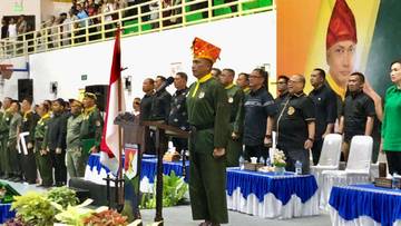 Pencak Silat Militer Pangdam XXIII/Palaka Wira Raih Peserta Terbanyak