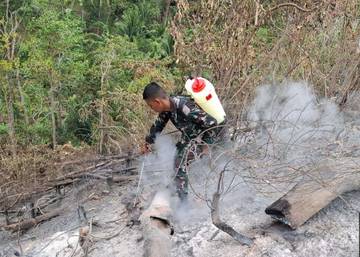 Akhirnya, Upaya Pemadaman Karhutla di Parimo Berhasil 