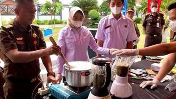 Kejari Palu Musnahkan Barang Bukti Narkotika