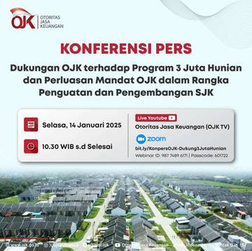 OJK Dukung Pembiayaan Perumahan