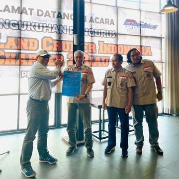 Pengurus Toyota Land Cruiser Indonesia Chapter Riau 2024-2029 Dilantik