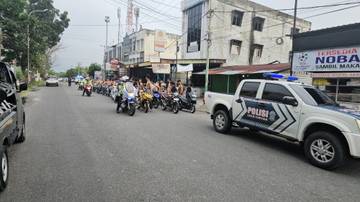 Unik, Begini Cara Polisi Giring Remaja Balap Liar di Pekanbaru