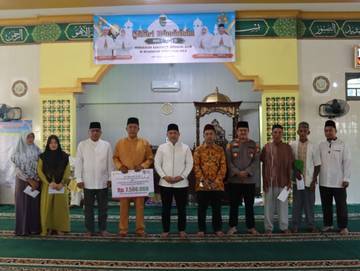 Pemkab Inhil Tutup Safari Ramadan di Desa Pulau Palas